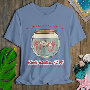 Weeki Wachee Mermaid T-Shirt | Vintage Ultra - Soft Retro Florida Graphic Tee | Ultra - Soft Eco - Friendly Graphic Tee