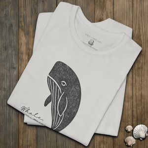 Whale Hello There T-Shirt | Ultra - Soft Eco - Friendly Graphic Tee | Ultra - Soft Eco - Friendly Graphic Tee