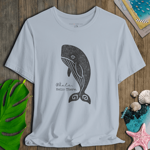 Whale Hello There T-Shirt | Ultra - Soft Eco - Friendly Graphic Tee | Ultra - Soft Eco - Friendly Graphic Tee