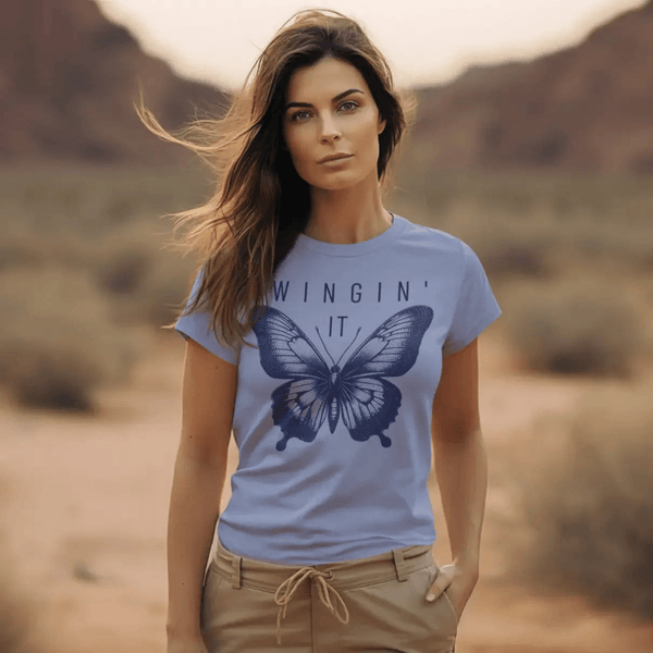 Wingin’ It Endangered Butterfly Tee - Salt + Threads Co.